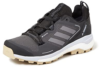 adidas Damen Zapatilla Terrex Skychaser 2 GTX W Trekking-& Wanderhalbschuhe, Core Black Halo Silver Halo Blue, 41 1/3 EU