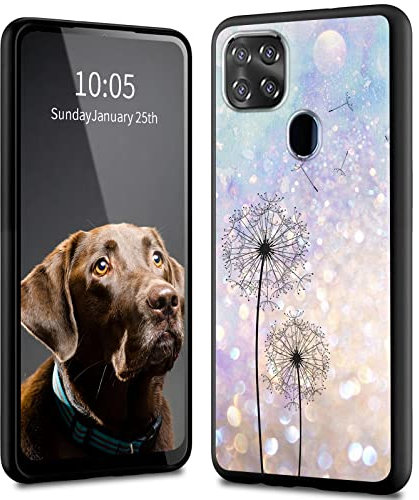 Case for ZTE Zmax 10,ZTE Z6250 Phone Case,Slim Soft TPU Shockproof Bumper Lightweight Thin Silicone Rubber Protective Case for ZTE Z6250, Back Cover with Design-Dandelion Floral