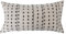 Creative Co-Op Stonewashed Kissen mit Lendenblock-Druck, Baumwolle, 71 x 35,6 x 5,1 cm, Schwarz