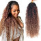 Xtrend 18Inch 8 Packs 3 Tons River Faux Locs Cheveux Au Crochet Avec Des Cheveux Bouclés Au Milieu Et Aux Extrémités 14 Brins/Paquet Pré-Boucle Messy Bohemian Faux Locs Extensions De Cheveux 1B3027#