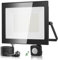 wowspeed 100watt Led Strahler Außen Mit Bewegungsmelder 10000lm Aussenleuchte Kaltweiss Scheinwerfer Mit Stecker Fluter Aussenstrahler IP67 Wasserdicht Flutlicht 1.2M Cable Fur Garten