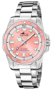 LOTUS Reloj Mujer 18937/4 Trendy Caja de Acero Inoxidable 316l Plateado Correa de Acero Inoxidable 316l Plateado