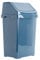 M1SS 8L/25L/50L Litre Plastic Swing Bin Waste Recycle Dustbins Kitchen, Bathroom Rubbish Trash Refused Bins (Midnight Navy, 50 Litre)