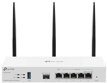 TP-Link Festa FR365, AX3000 WiFi 6 VPN Router, Up to 5 Gigabit WAN + 1 USB 3.0 WAN + 1 SFP, Self-Organizing Network, Free Cloud, Load Balance, Mesh, Seamless Roaming, Does not Work with Omada