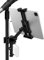 LZSIG Support de tablette et batterie externe pour micro, support de microphone réglable, support de musique, iPad, téléphone, clip compatible avec iPhone, Android, tous les smartphones de 4,7 à 13,5