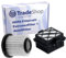 Trade-Shop Set di filtri HEPA 2 in 1: filtro fine + filtro di scarico compatibile con Kärcher VC 5 Cordless Premium, VC 5 Premium, VC 5 Premium Parquet/giallo