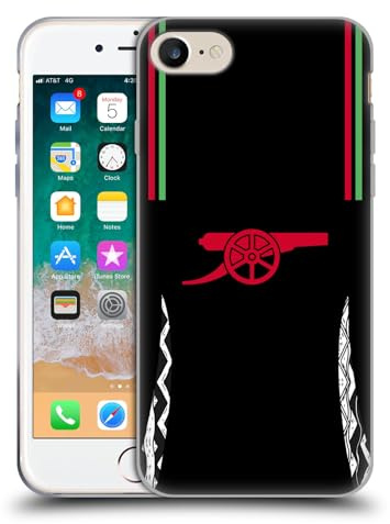 Head Case Designs Officially Licensed Arsenal FC Away 2024/25 Kit Gel Case [Military Grade Protection] Compatible With Apple iPhone 7/8 / SE 2020 & 2022