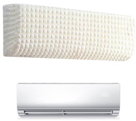 Mppchhn Cubierta de aire acondicionado de pared,Cubierta de aire acondicionado interior | Funda protectora lavable para CA montada en la pared,Cubierta protectora elegante con diseño todo incluido,