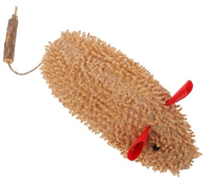 Sosoport Natural Catnip Chew Toy Interactive Catnip Mice Plush Cat Toys Gentle Paws Biting and Scratching for Kitten