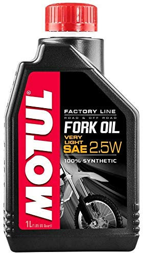 Motul Factory Line Fork Oil 2.5W Very Light Fully Synthetic, Road @ Off Road, 1 Litre