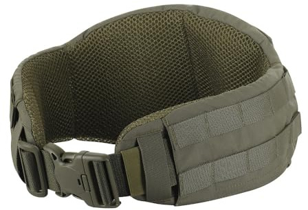 M-Tac War Belt Armor Taktischer MOLLE-Kampf Gürtel – Cordura® 500D MIL-SPEC, anpassbare Innentasche, atmungsaktive Mesh-Polsterung, kompatibel mit Ballistik-Einsatzplatten, Ranger Green, XL/2XL