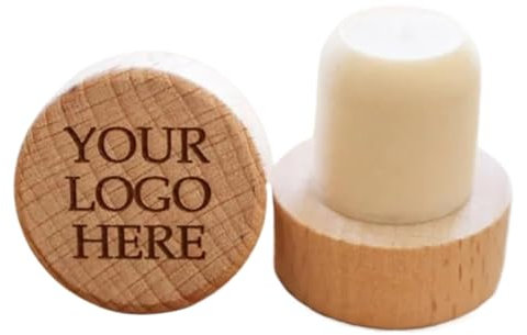 Personalized Wooden Bottle Stoppers With Name,Personalized Engraved Wood Wine Stopper,Wedding Party Thank You Gift (20Pcs)