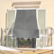 GCARREDOCASA Tenda da Sole per Esterno, Tenda da Sole per Balconi, Impermeabile, a Caduta, 145x250 cm, Telo Ombreggiante, Riduce Luce e Calore, Migliora la Privacy, Colore Grigio.