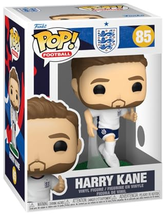 POP Funko Football: England - Harry Kane - World Cup 2026 | Offizieller Fanartikel und Merch - Vinyl Sammelfigur als Regal Deko - Geschenkidee zum Geburtstag für Fans und Sammler