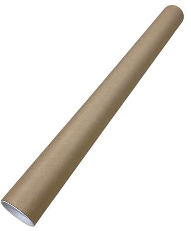 Packen 24 SCHNELL - PREISWERT - GUT Versandhülsen 750 x 70 x 2 mm braun Posterversand Papprolle (25 Stück)