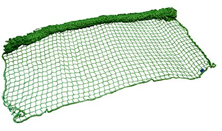 BAUZAUNWELT Abdecknetz aus Polypropylen mit Fester Abschlusskante - Maschenweite 45 mm - Maße: 3,50 m x 5,00 m - VPE: 10 Stück