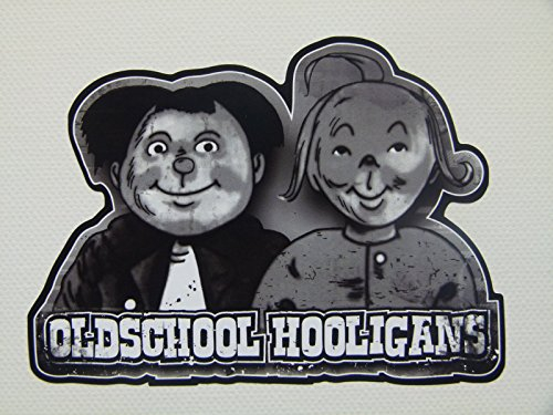 cut-it folientechnik & design MG017 / Aufkleber Old School Hooligan 10x7cm Oldtimer OEM Sticker Bomb JDM Racing Airride Tuning Ratte Rost Retro