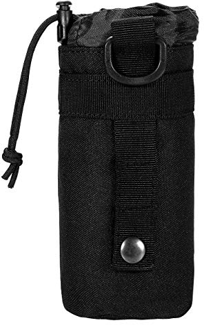 Faletony Taktische Military Flaschenhalter Beutel Nylon Molle System Trinkflasche Beutel Wasserkocher Tasche für Camping Radfahren Laufen Outdoor Sport