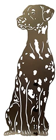 Dalmatiner Hundefigur Deko Hund Höhe ca. 80 cm (Dalmatiner) Rostfigur Gartenstecker