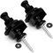 Guitar Strap Locks, Anwenk Premium Guitar Straplocks Quick Release Security Strap Locks Strap Retainer System,Black (Pack of 2/ 1Pair)