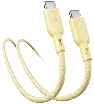 Innostyle USB C Kabel, Ladekabel Schnellladekabel USB C auf USB C 2M 60W Typ C PD für Samsung S24 S23 Ultra iPhone 16 15 14 Pro Max Pixel 7 iPad Pro MacBook Air