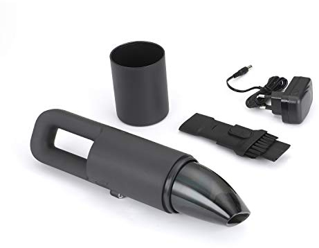 TM Electron TMPASM001 Mini Aspiradora de Mano inalámbrica con Poder de succión de 4.5 kPa, 80W, iluminación LED, silencioso, batería Recargable 2000mAh