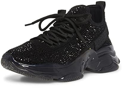 Steve Madden Femme Maxima Basket, Noir, 38 EU