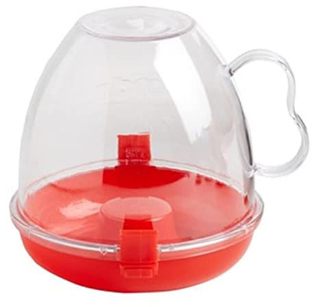 HAC24 Popcornmaker - Mikrowellen Popcornmaschine, 17 x 15,5 x 15 cm, BPA-frei, Spülmaschinenfest, Kunststoff