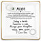 Titanape Mother of The Bride Gifts for Mum Trinket Dish, Decorative Ring Dish Jewellery Dish Tray, Bride to Be Gifts for Mum, Mother and Daughter Gifts