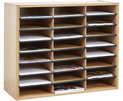 Liberty House Toys 24 Section Literature Organiser, Office Storage, File Organiser