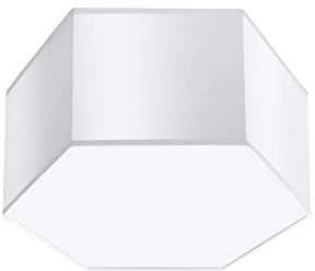 SOLLUX SL.1058 Plafond SUNDE 15 weiss PVC 60W L: 30.5cm B: 26.5cm H: 15.5cm dimmbar