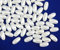 Zuchtperlen Imitat Perlen, Perlmutt Wachsperlen, 400stk, 6x3mm Oval Kunstperlen, Für Hochzeit Party Dekoration Schmuck Basteln (Weiß)
