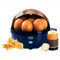 Neo Olla eléctrica 3 en 1 de cocina duradera para huevos, hervida, escalfada, hervida y tortilla, vaporera con temporizador (azul)