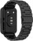 Bracelet Compatible avec Huawei Watch Fit 2 Bracelet, Bande de Montre de Rechange en Acier Inoxydable pour Huawei Watch Fit 2 & Watch Fit 2 Active & Watch Fit 2 Élégant, Homme Femme (Noir)