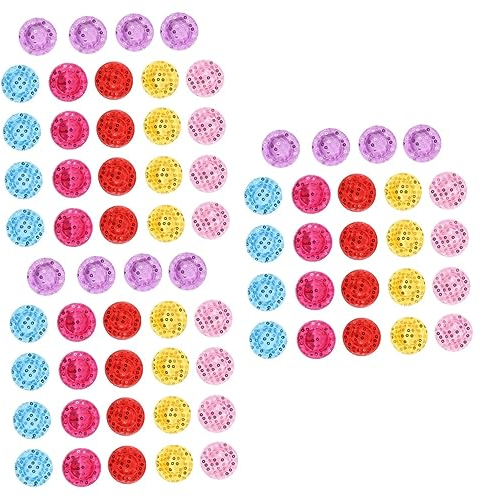 COHEALI Zubehör Für Teepartys 72 Stück Mini-Hut Mit Pailletten Rosa -Hut Tee-Party-Hut Mini-Geburtstagshüte Mini-Zylinder Mini- -Hüte Winzige Hüte Puppenhut Mini-Kappe Diy-Hüte