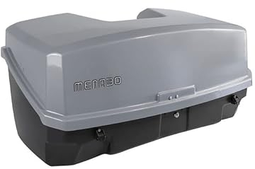 Coffre sur Attelage 300L Universel - Charge max 30 Kgs - Menabo Nekkar Silver