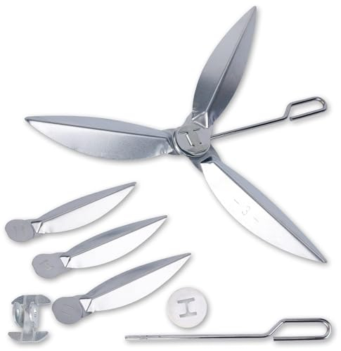 NQEUEPN 22-1/2 Pollici Kit Sistema di Pulizia One-Touch per Weber, 7444 Parti di Ricambio per Griglia Resistente al Calore Parti di Ricambio per Griglia Bollitore per Weber Griglia a Carbone