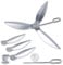 NQEUEPN 22-1/2 Pulgadas Kit de Sistema de Limpieza de un Solo Toque para Weber, 7444 Piezas de Repuesto para Parrilla Engrosadas Resistentes al Calor para Weber Parrilla de carbón