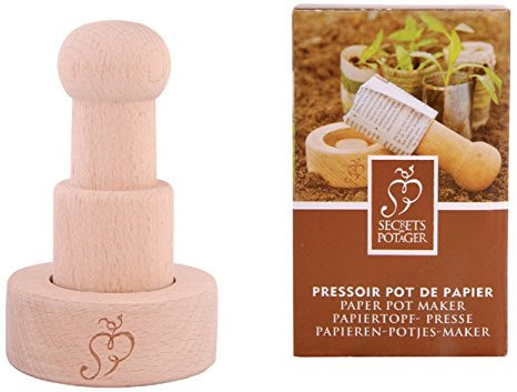 degawo Papiertopf-Presse aus Buchenholz zur Herstellung von Papier Pflanztöpfchen