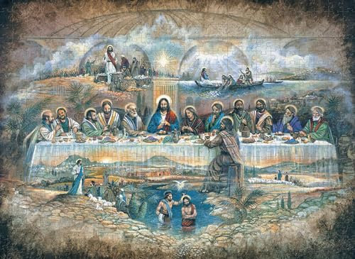 1000 Teile Puzzle Letztes Abendmahl Ideal Für Entspannung Und Meditation Lernspiel