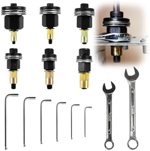 14 Stück Handnietwerkzeug Set - M3-M4-M5-M6-M8-M10 mit 2 Ringmaulschlüssel 6 Winkelschraubendreher, Hand-Nietmuttern-Werkzeug, Nietmutter Pistole Werkzeug, Nietwerkzeug, Manuelle Nietmaschine Zubehör
