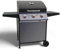 GasOne 3 Brenner Gasgrill Edelstahl - Outdoor Grill Schrank Stil mit Rollen - Hochtemperatur-Lackbeschichtung Gasgrill - Elegantes und luxuriöses Design