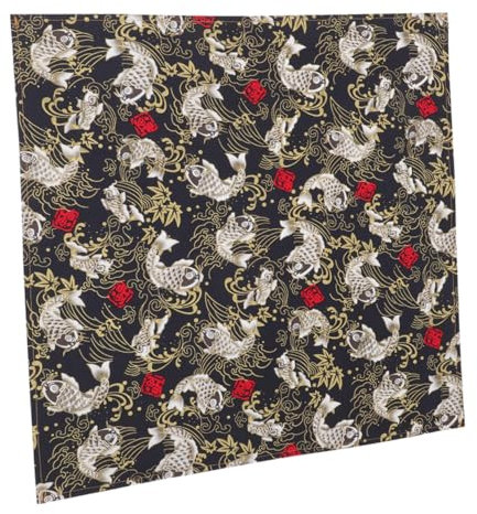 Abaodam Japanisches Furoshiki Wickeltuch Für Lunchbox Baumwolltextil Traditioneller Stil Verpackungstuch Dekoratives Wickelmaterial