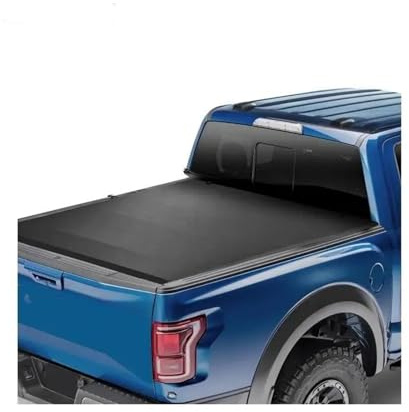 Wnfmjqe Kofferraumabdeckung Vierfach Faltbare Ladeflächenabdeckung Für Dodge Für Ram 1500 2002–2024 Passend Für Ladeflächen Mit Maßen 6,4' X 5,5' (Innenmaße). Gepäckraumabdeckung