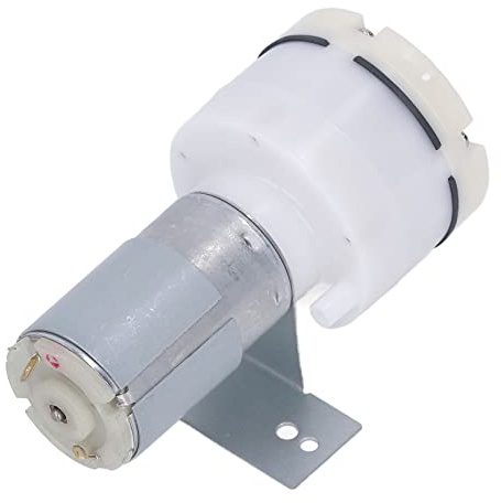 Spacnana Air Pump, Low Noise High Pressure 65kpa Electric Mini Vacuum Pump, with Built in Pressure Switch and Overflow Valve for Pumping Inflating (DC12V)