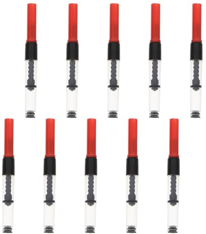 WRITWAA 10pcs Universal Fountain Pen Ink Absorbers Easy to Install Plastic Ink Converters Convenient Accessories for Writing and Repair