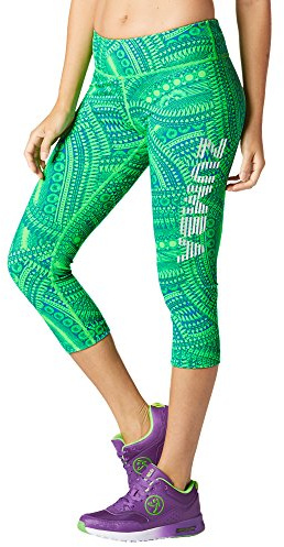 Zumba Leggings de compression pour femme Impression métallique, Femme