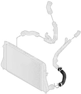 Borg & Beck BTH1133 Turbo Hose To Fit VAG Tiguan 2 0D 08- CBAA CRAB
