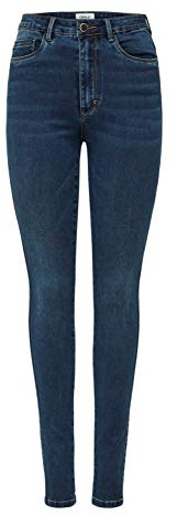 ONLY Damen Jeans ONLROYAL HW Skinny Jeans BB BJ13964 - Skinny Fit - Blau - Dark Blue, Größe:XL - L 30, Farbe:Dark Blue Denim (15181725)