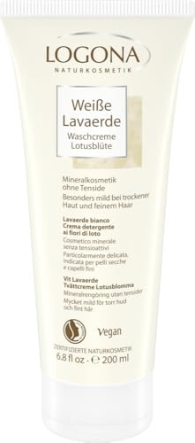 Weiße Lavaerde Waschcreme Lotusblüte 6 x 200 ml